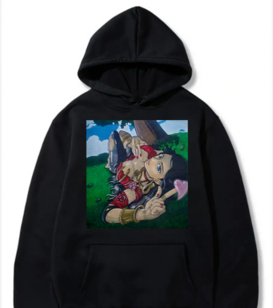 Boa Hancock Vibing Pullover Hoodie